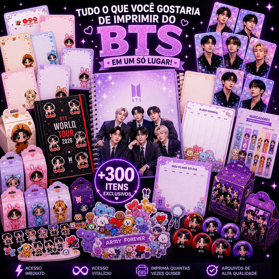 Coleção Completa BTS - +300 Arquivos 1
