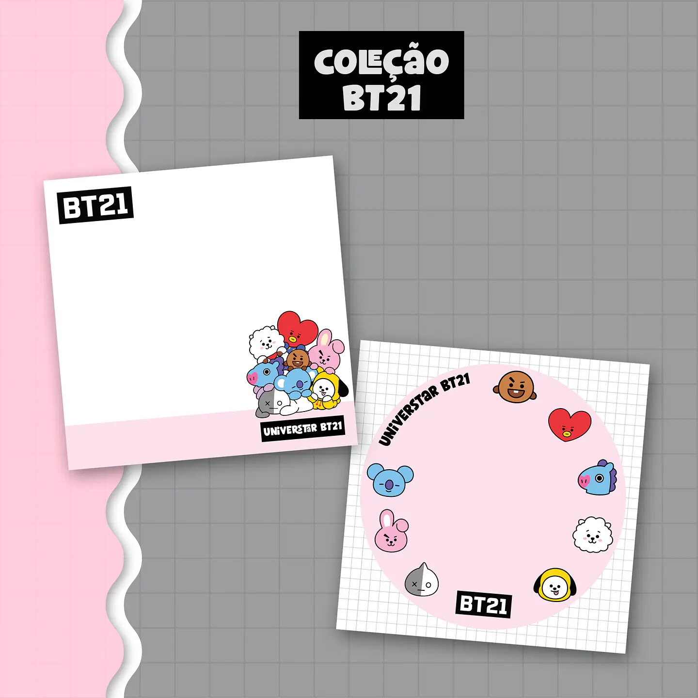 Mini Coleção Bt21 - Encadernação 4