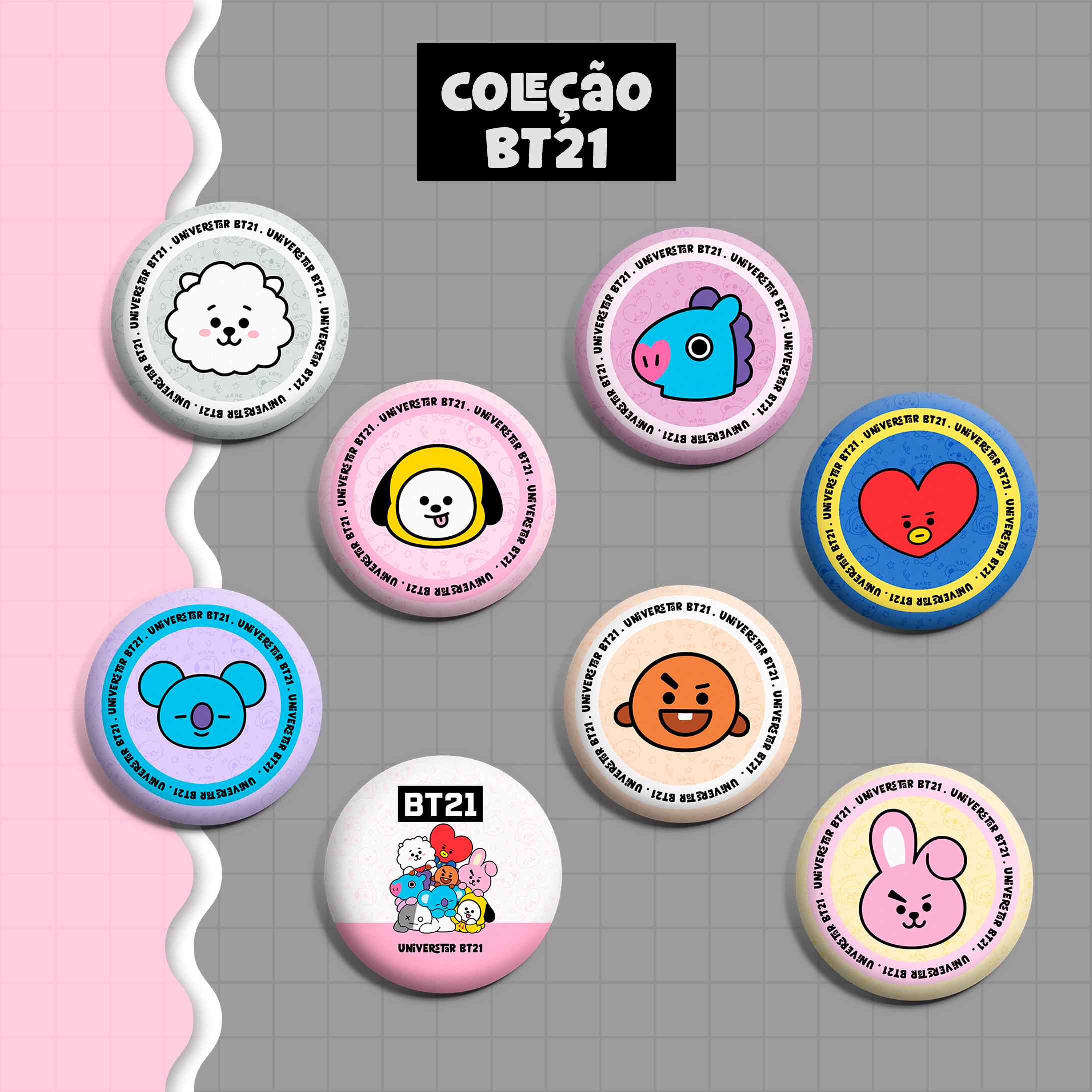 Mini Coleção Bt21 - Encadernação 5