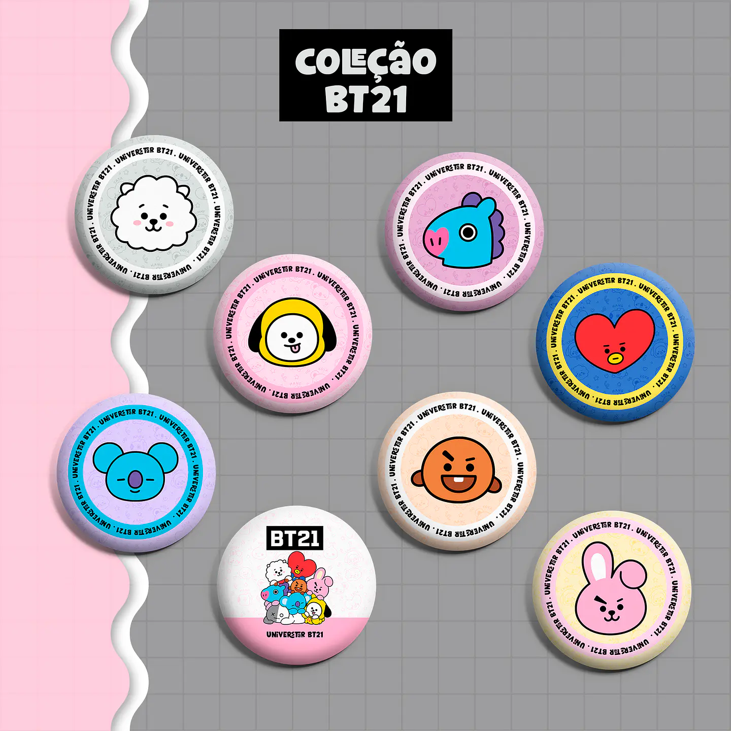 Mini Coleção Bt21 - Encadernação 5