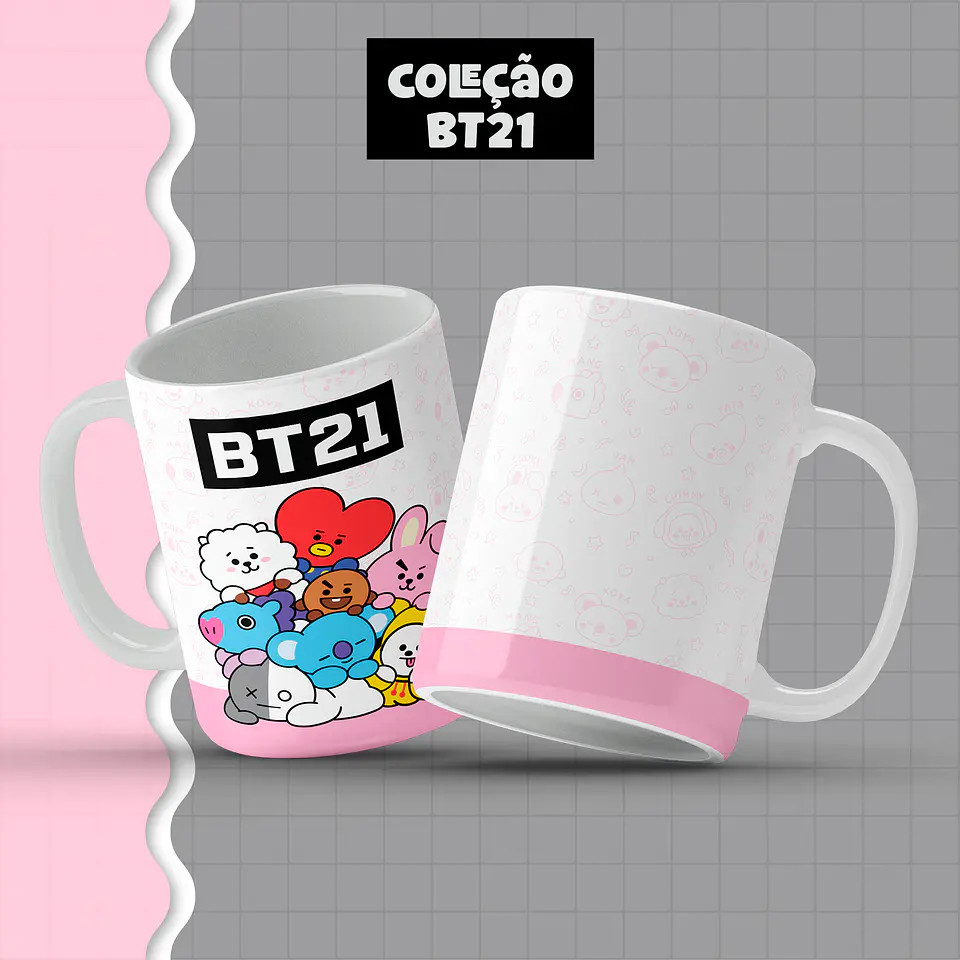 Mini Coleção Bt21 - Encadernação 8