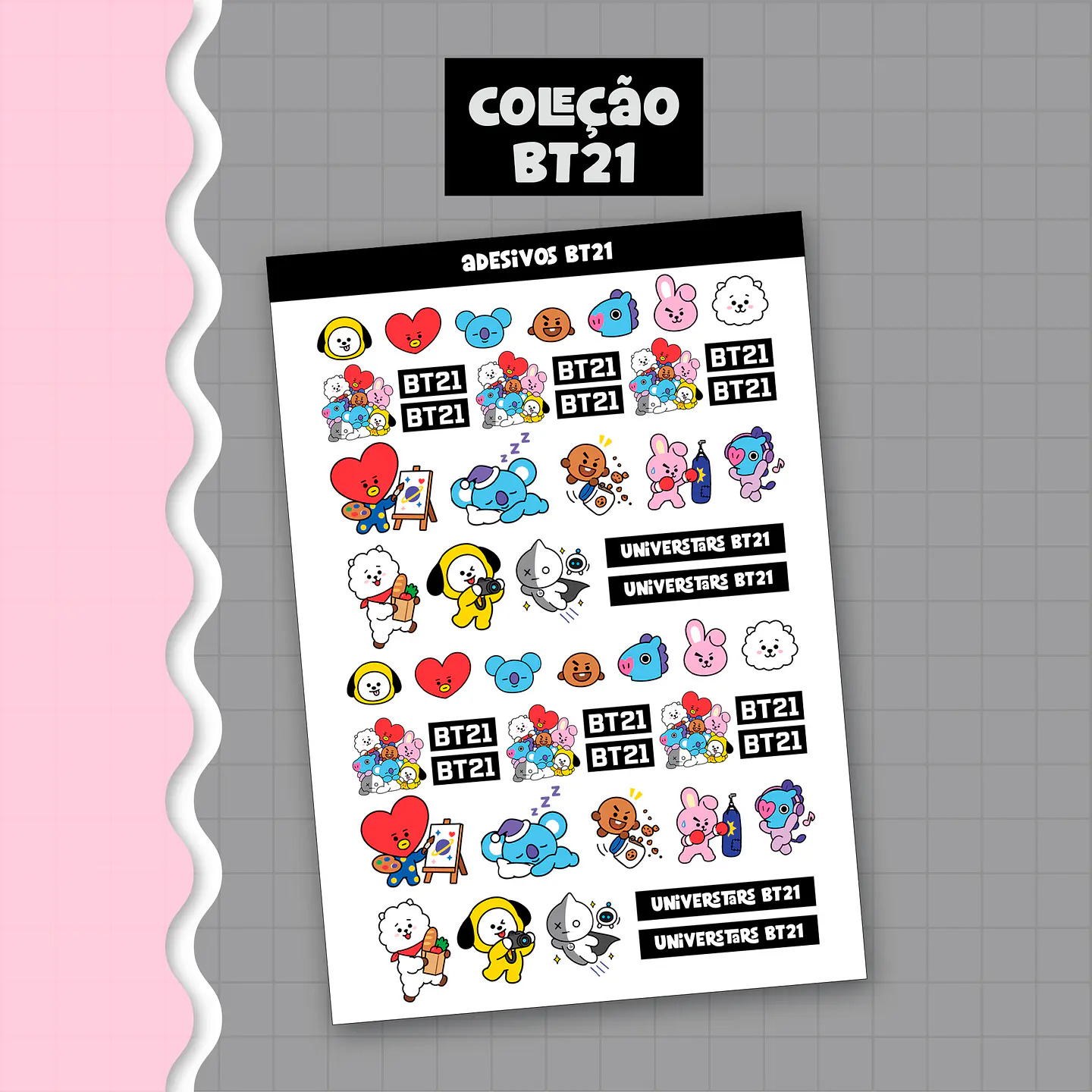 Mini Coleção Bt21 - Encadernação 10