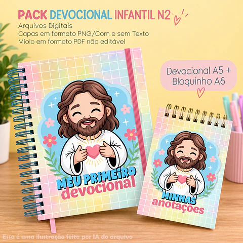 Devocional Infantil A5 + Bloquinho A6