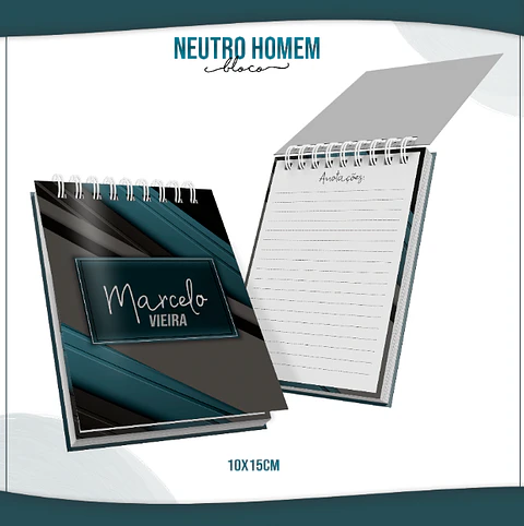 Neutro Masculino - Bloquinho
