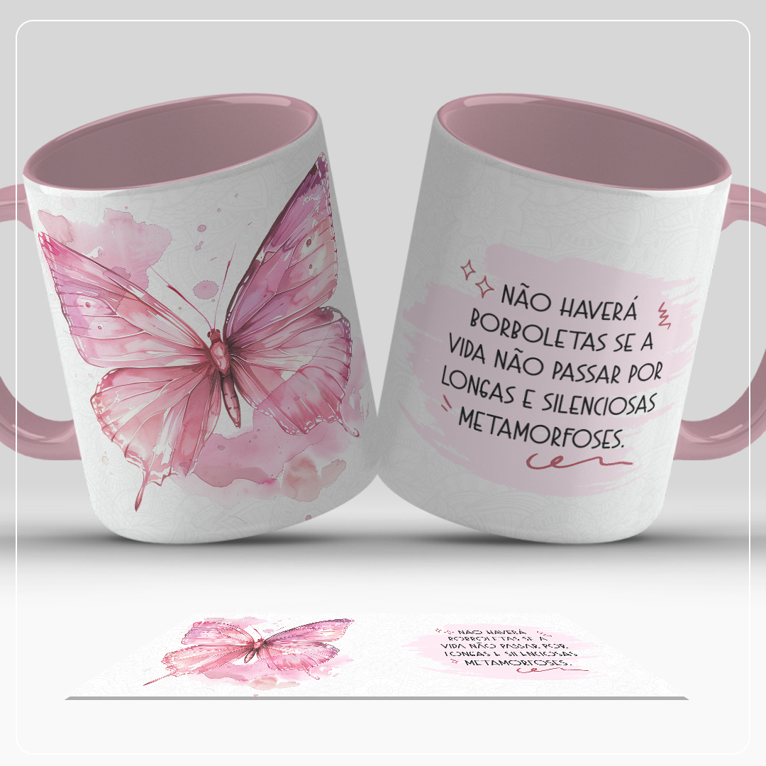 Pack Borboletas (Canecas) - Sublimação 1