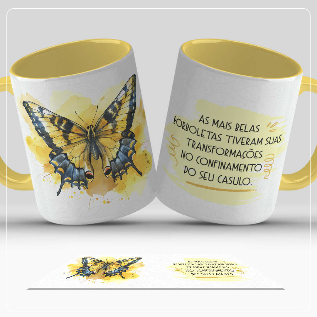 Pack Borboletas (Canecas) - Sublimação 4