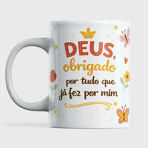 Frases Religiosas (Canecas e Camisetas) - Sublimação