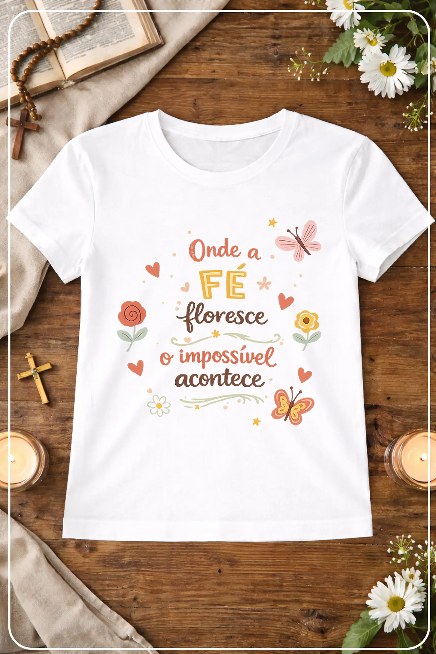 Frases Religiosas (Canecas e Camisetas) - Sublimação 5