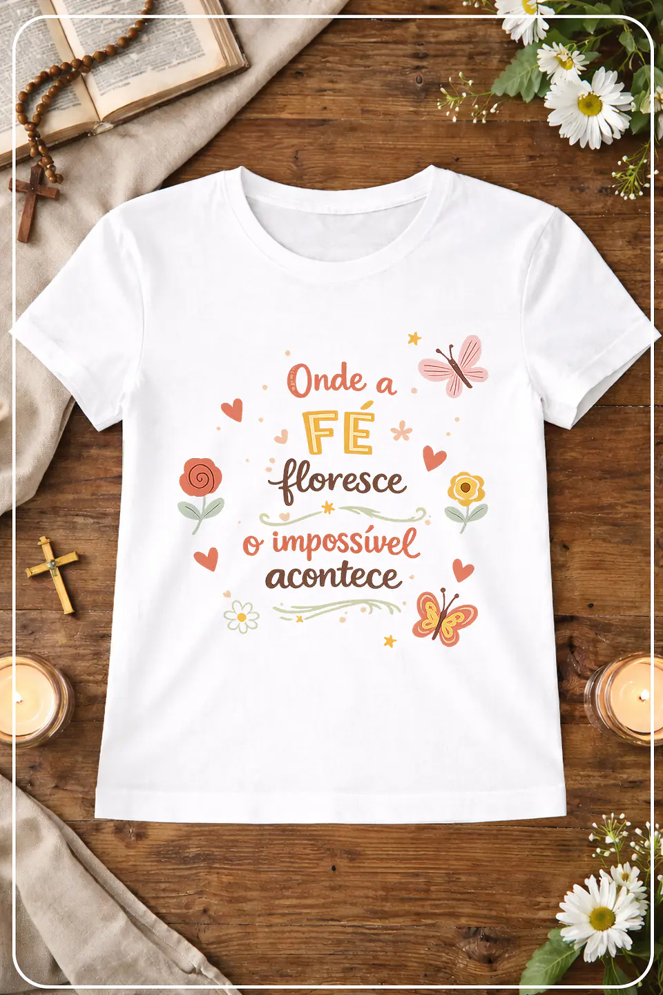 Frases Religiosas (Canecas e Camisetas) - Sublimação 5