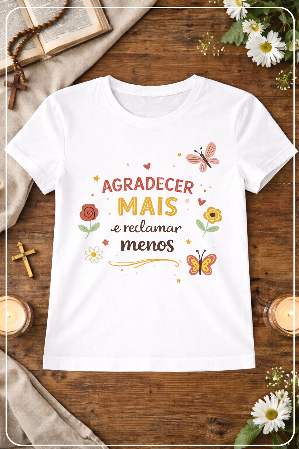 Frases Religiosas (Canecas e Camisetas) - Sublimação 6