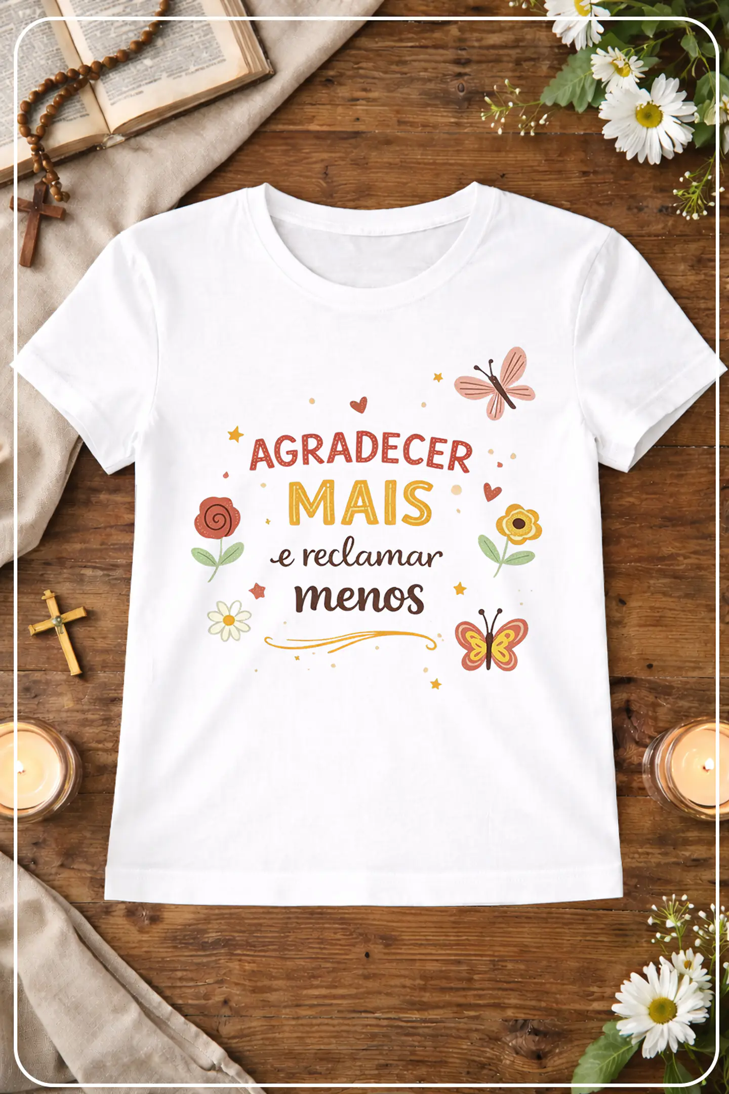 Frases Religiosas (Canecas e Camisetas) - Sublimação 6