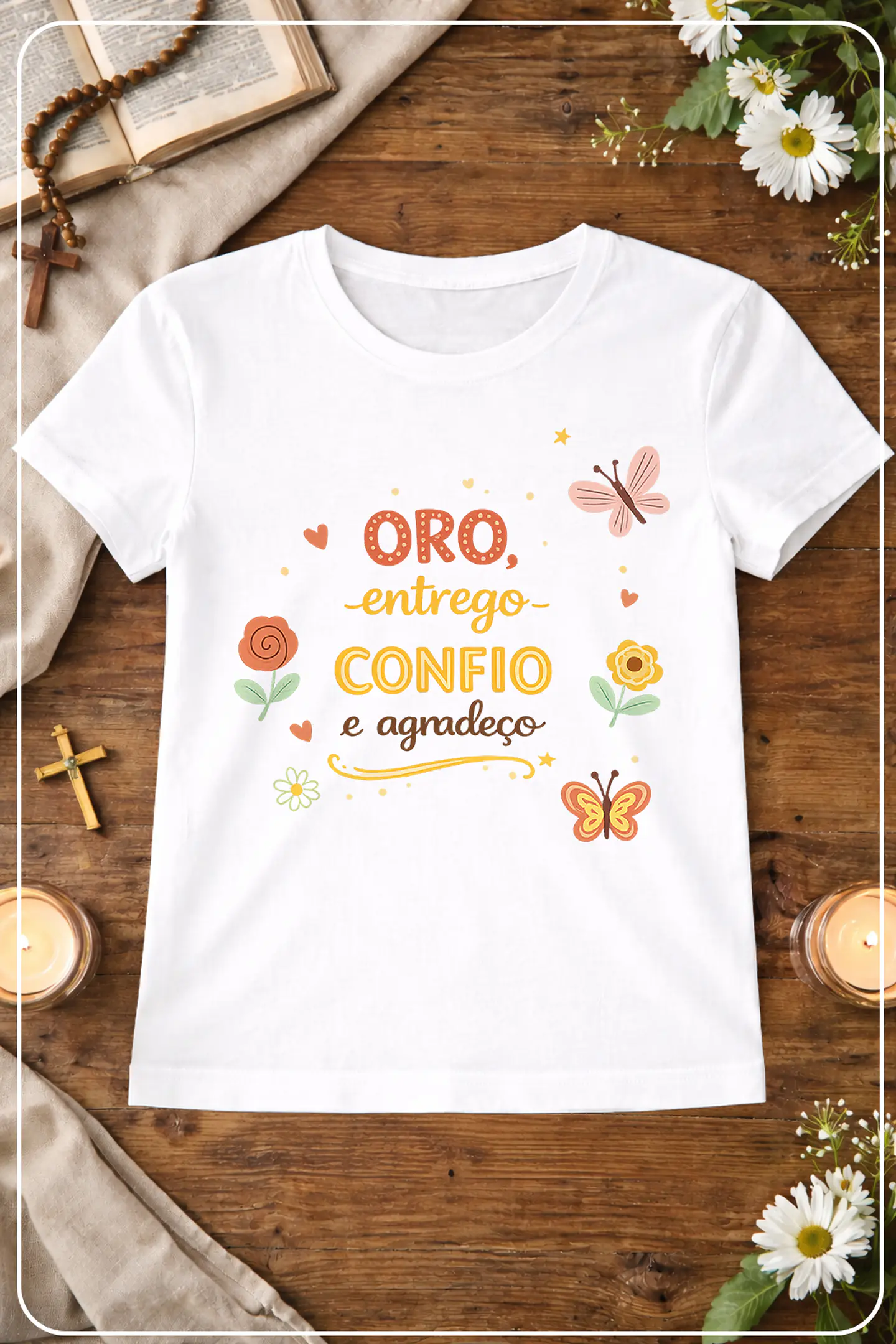 Frases Religiosas (Canecas e Camisetas) - Sublimação 8
