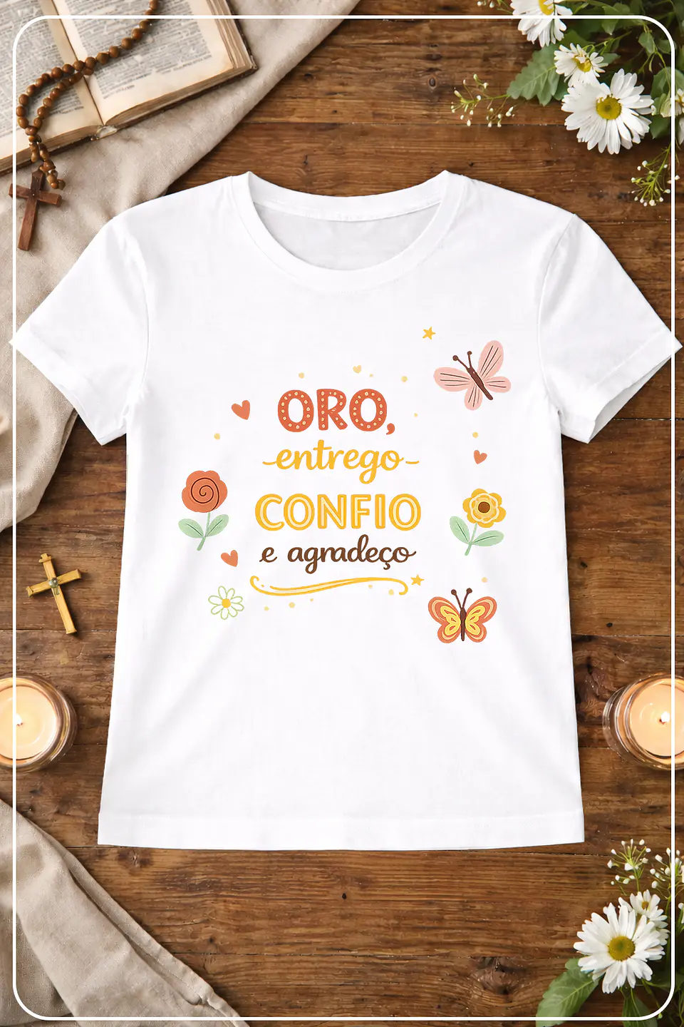 Frases Religiosas (Canecas e Camisetas) - Sublimação 8