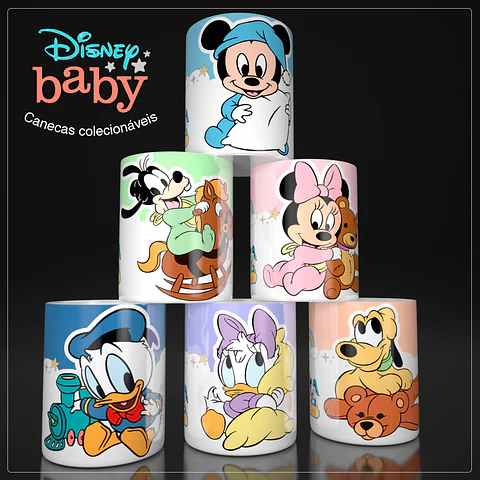 Coleção Personagens Baby - Sublimação