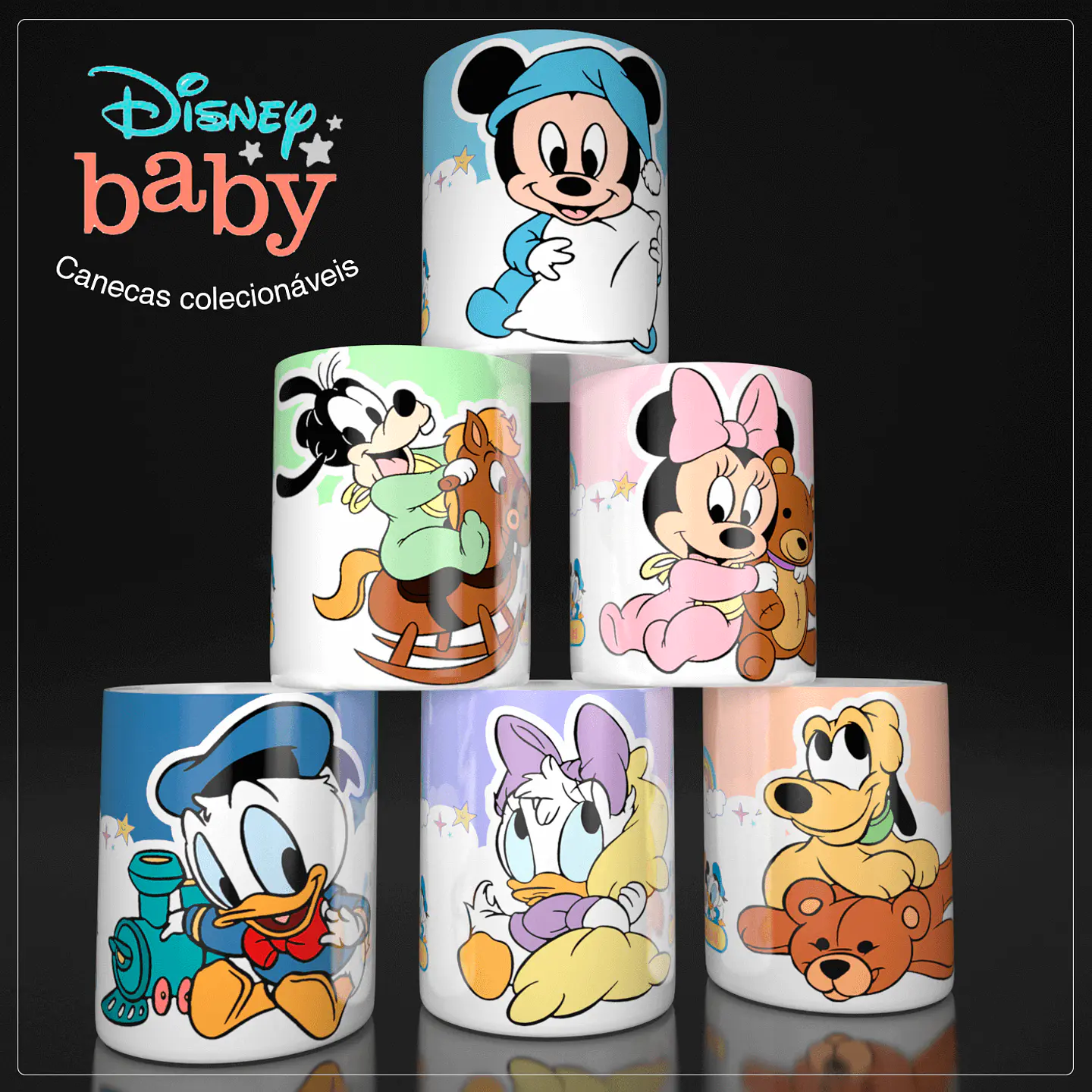 Coleção Personagens Baby - Sublimação 1