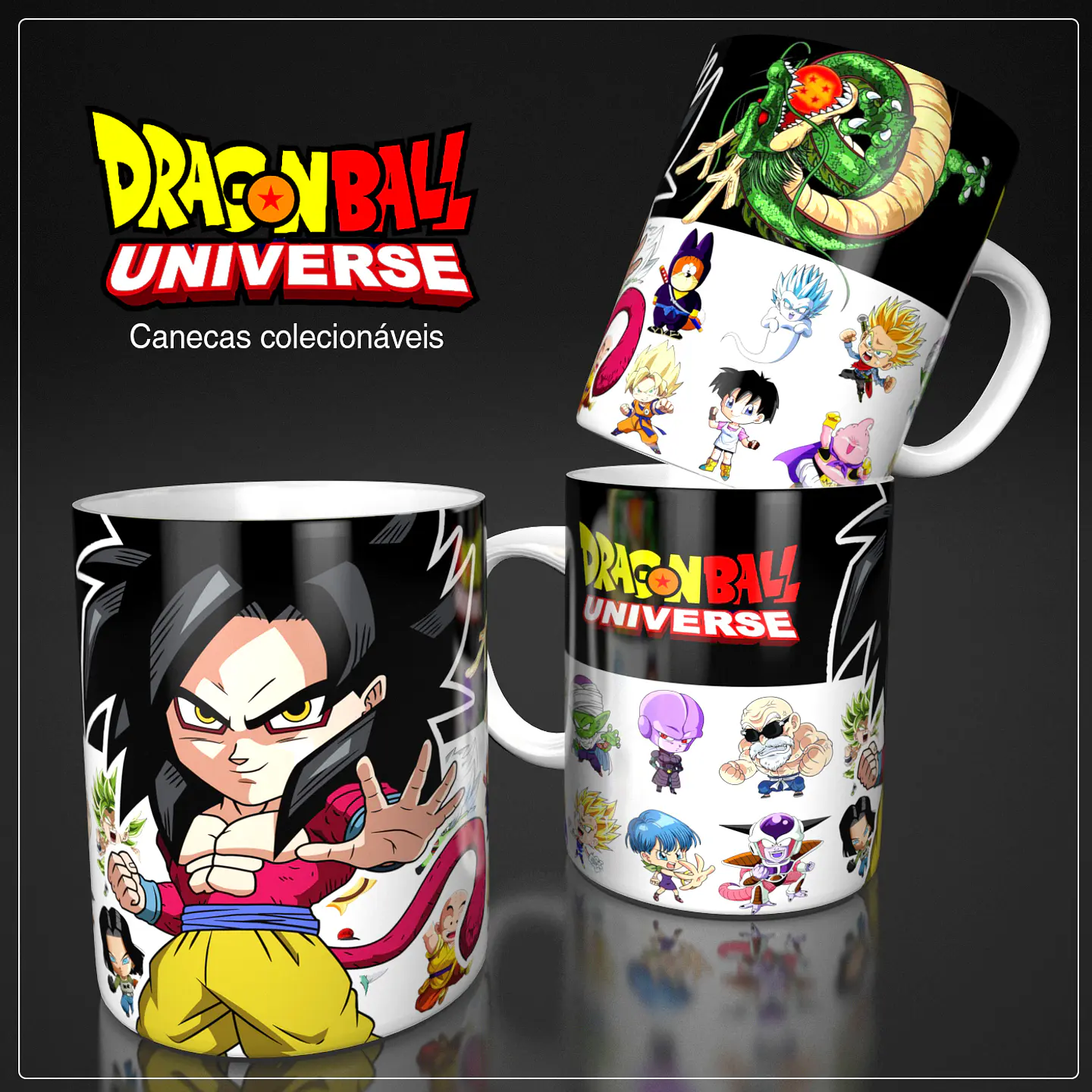 Coleção Dragon Ball Universe - Sublimação 3
