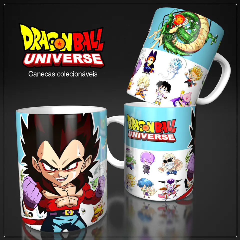 Coleção Dragon Ball Universe - Sublimação 1