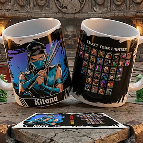 Coleção Mortal Kombat - Sublimação