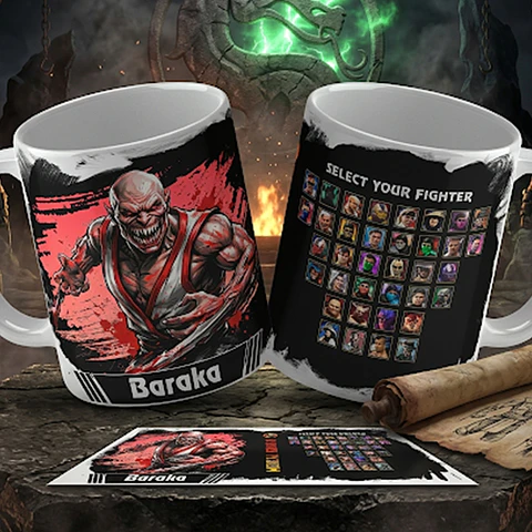 Coleção Mortal Kombat - Sublimação