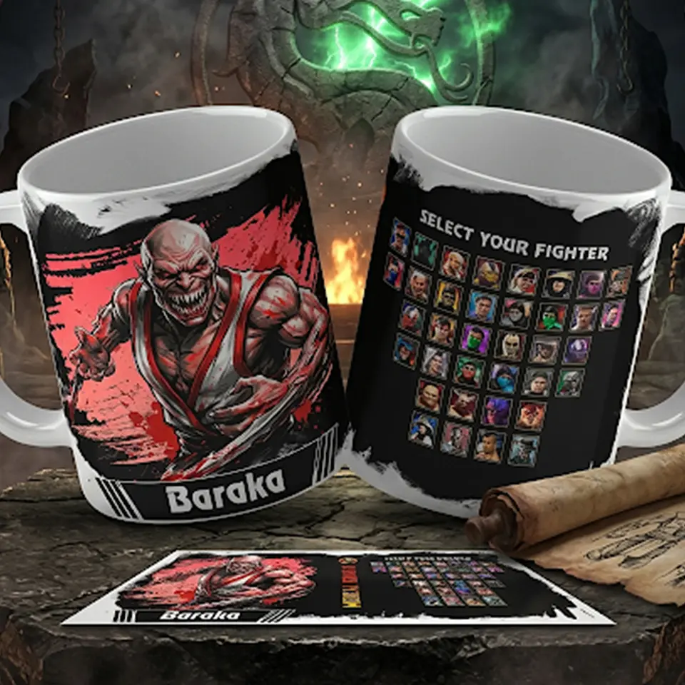 Coleção Mortal Kombat - Sublimação 2