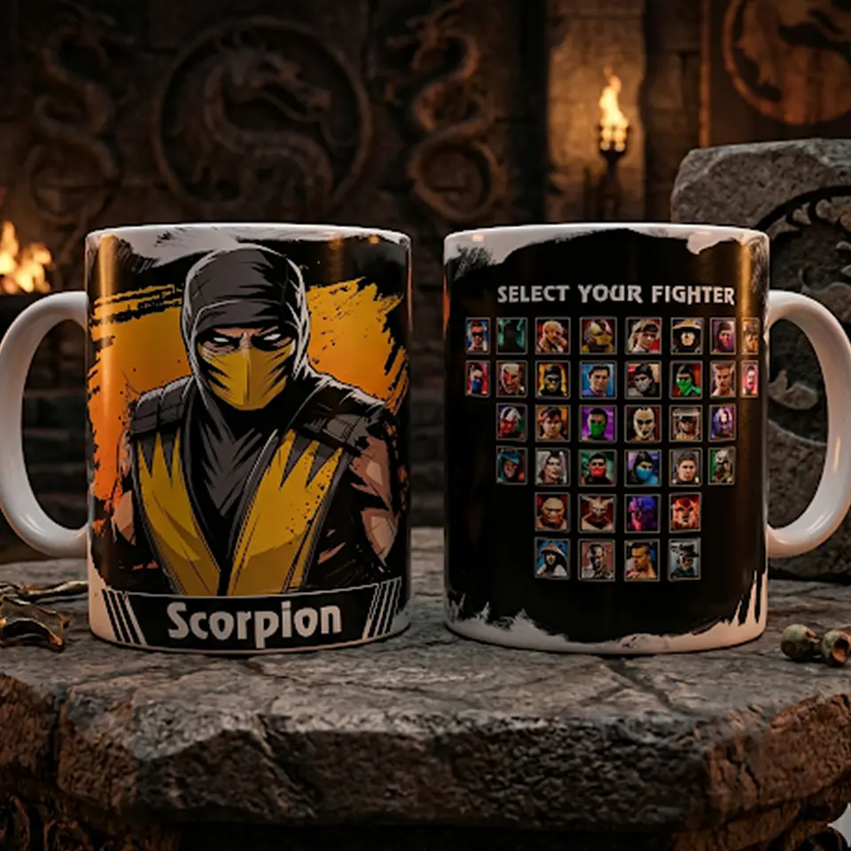Coleção Mortal Kombat - Sublimação 13