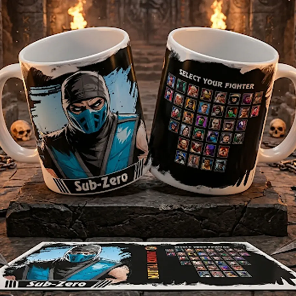 Coleção Mortal Kombat - Sublimação 18