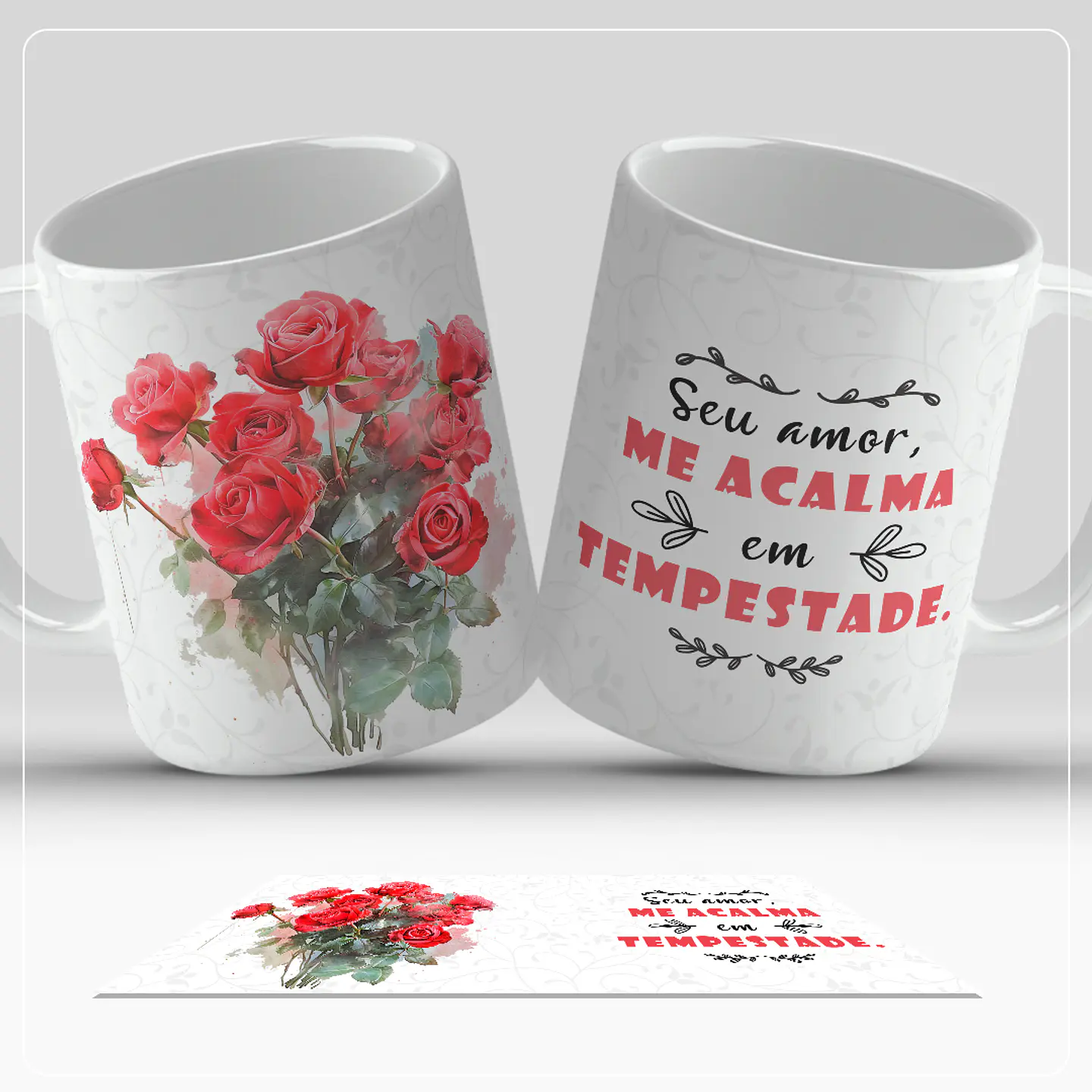 Canecas Flores - Sublimação 4