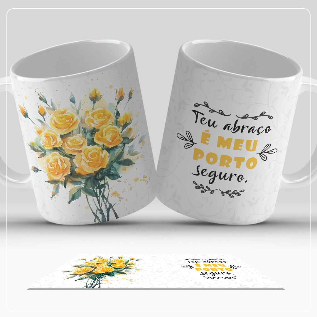 Canecas Flores - Sublimação 1
