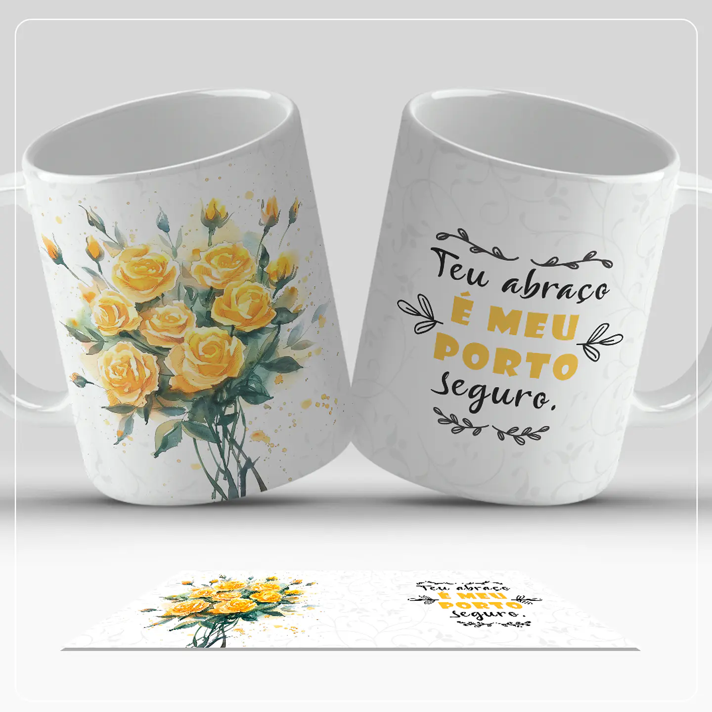 Canecas Flores - Sublimação 1