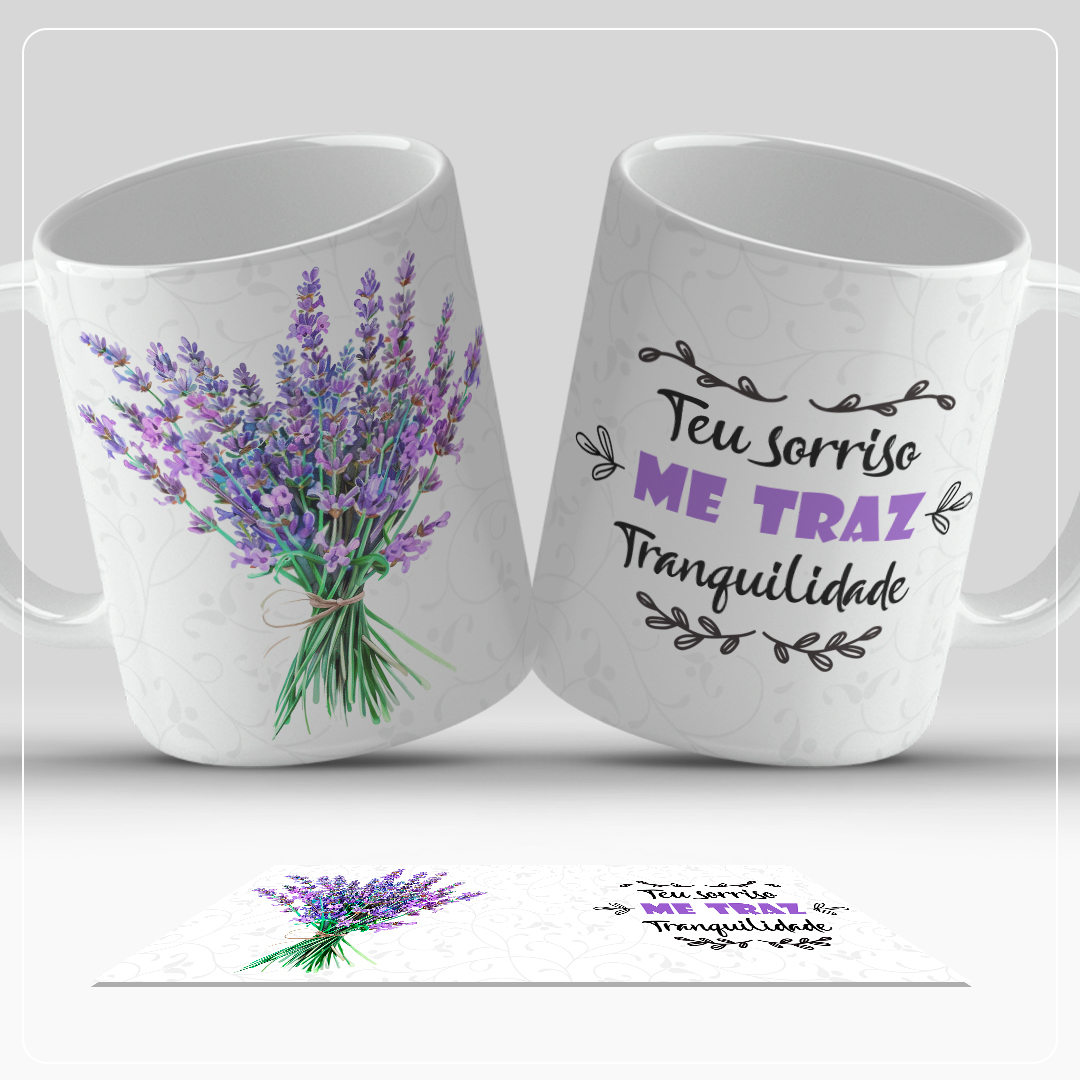 Canecas Flores - Sublimação 2