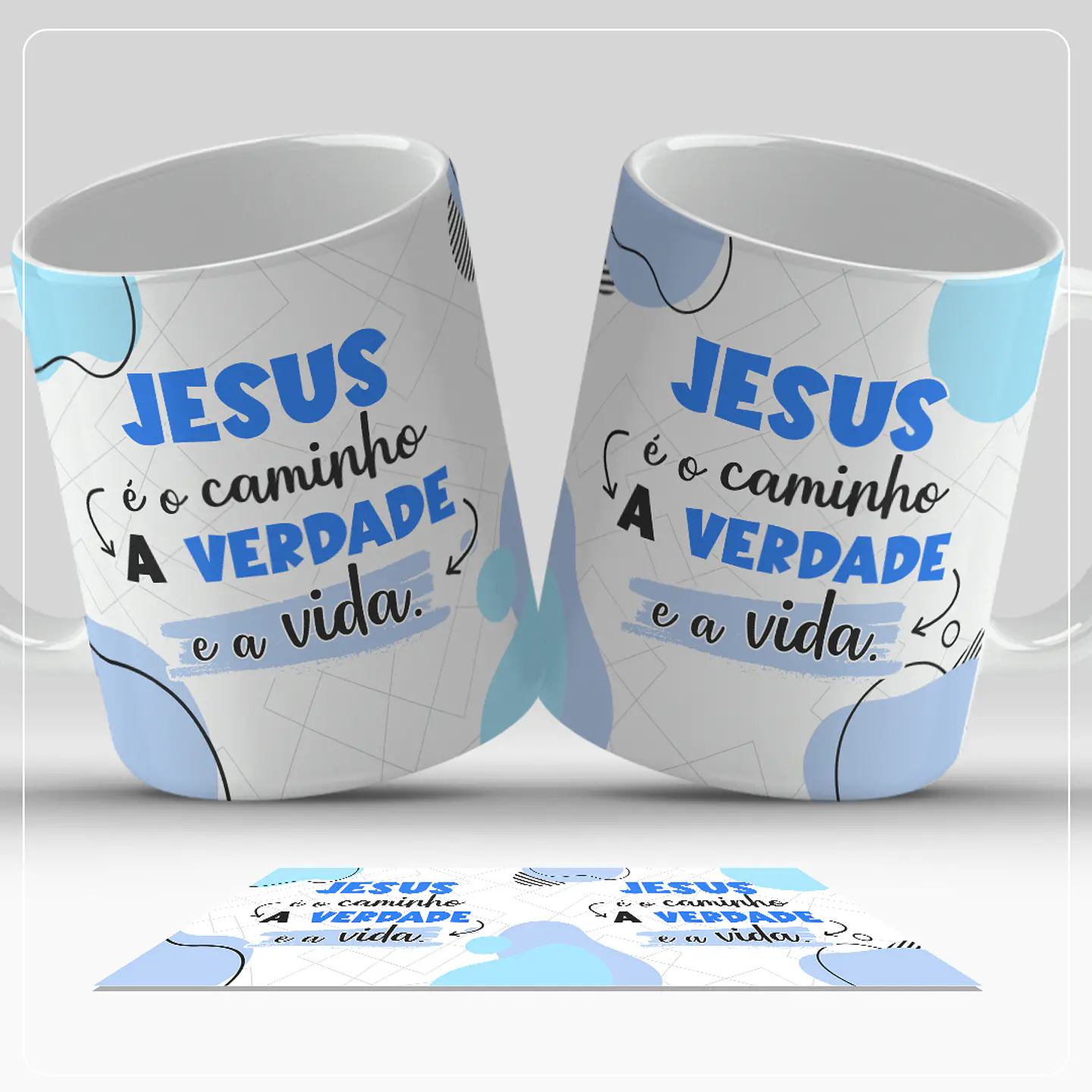 Frases Evangélicas (Canecas) - Sublimação 3