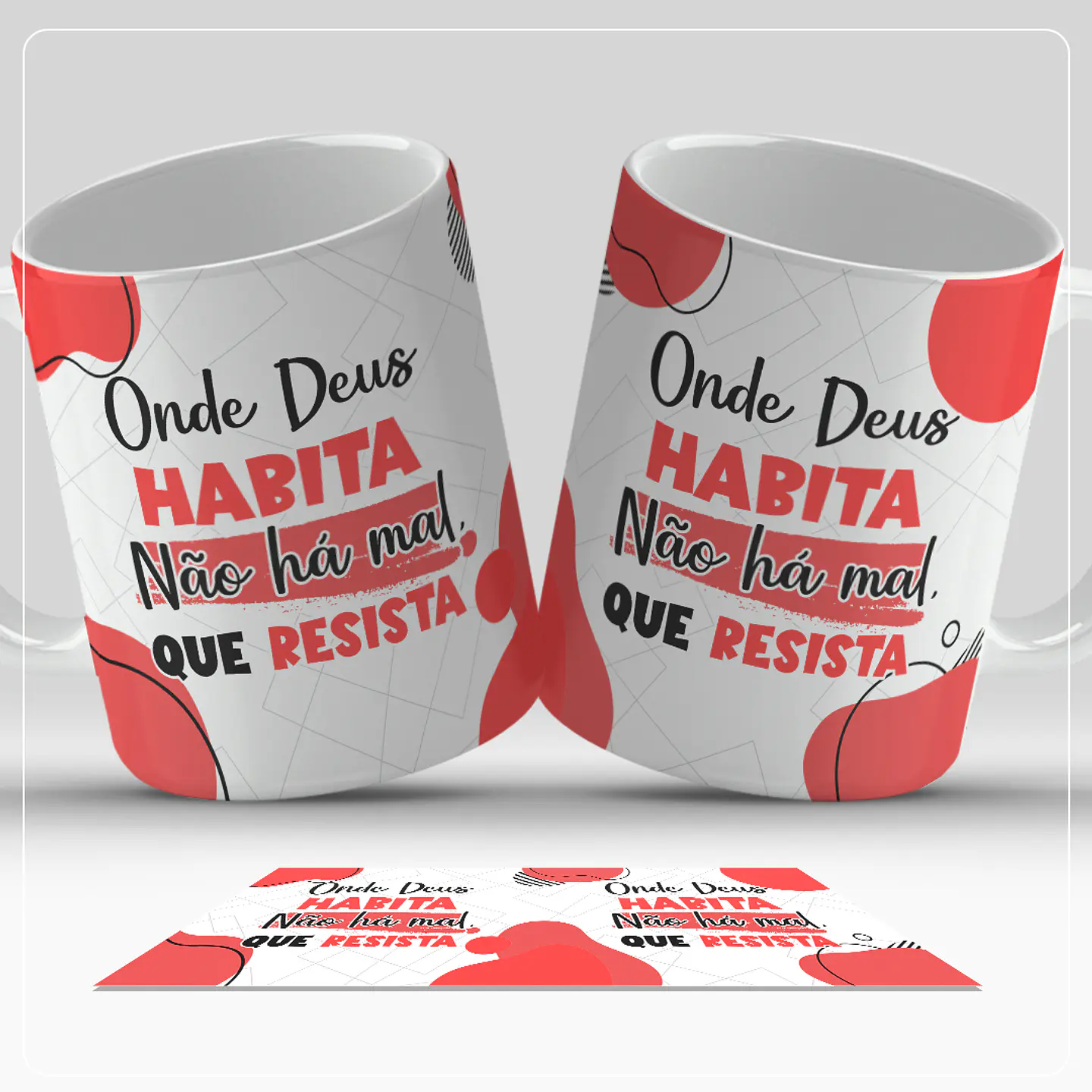 Frases Evangélicas (Canecas) - Sublimação 4