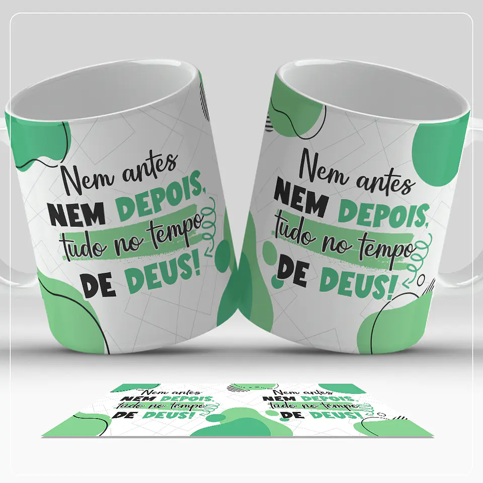 Frases Evangélicas (Canecas) - Sublimação 6