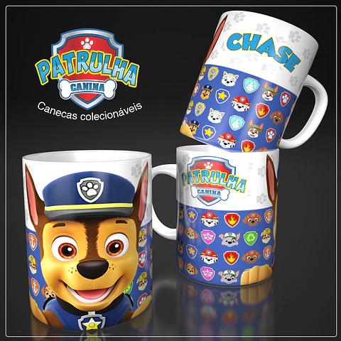 Coleção Patrulha Canina - Sublimação