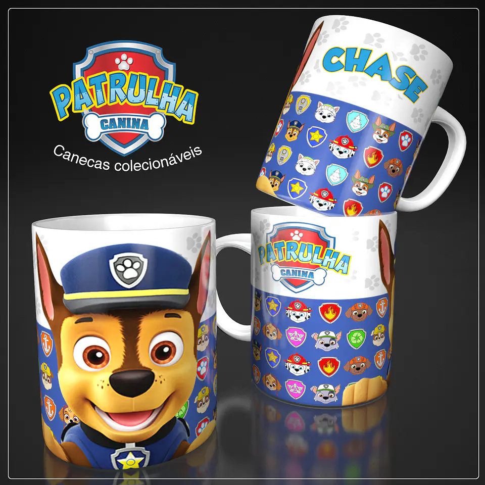 Coleção Patrulha Canina - Sublimação 2