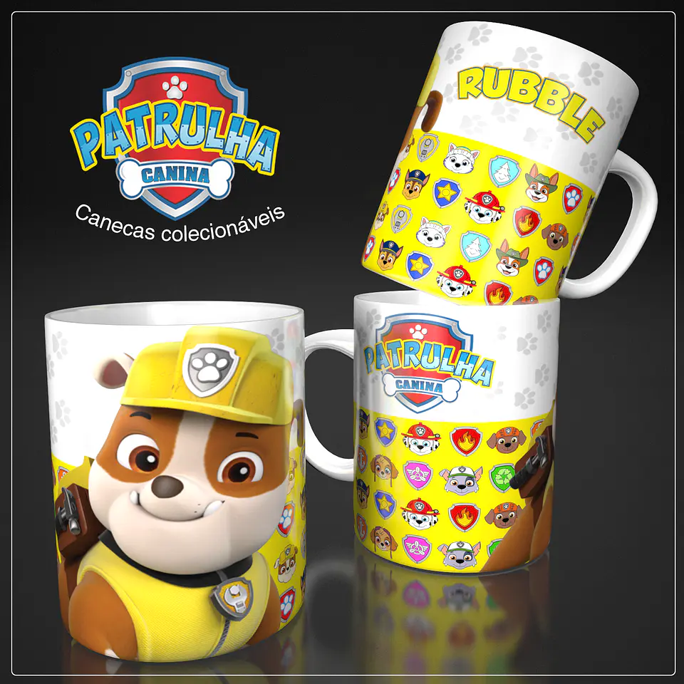 Coleção Patrulha Canina - Sublimação 6