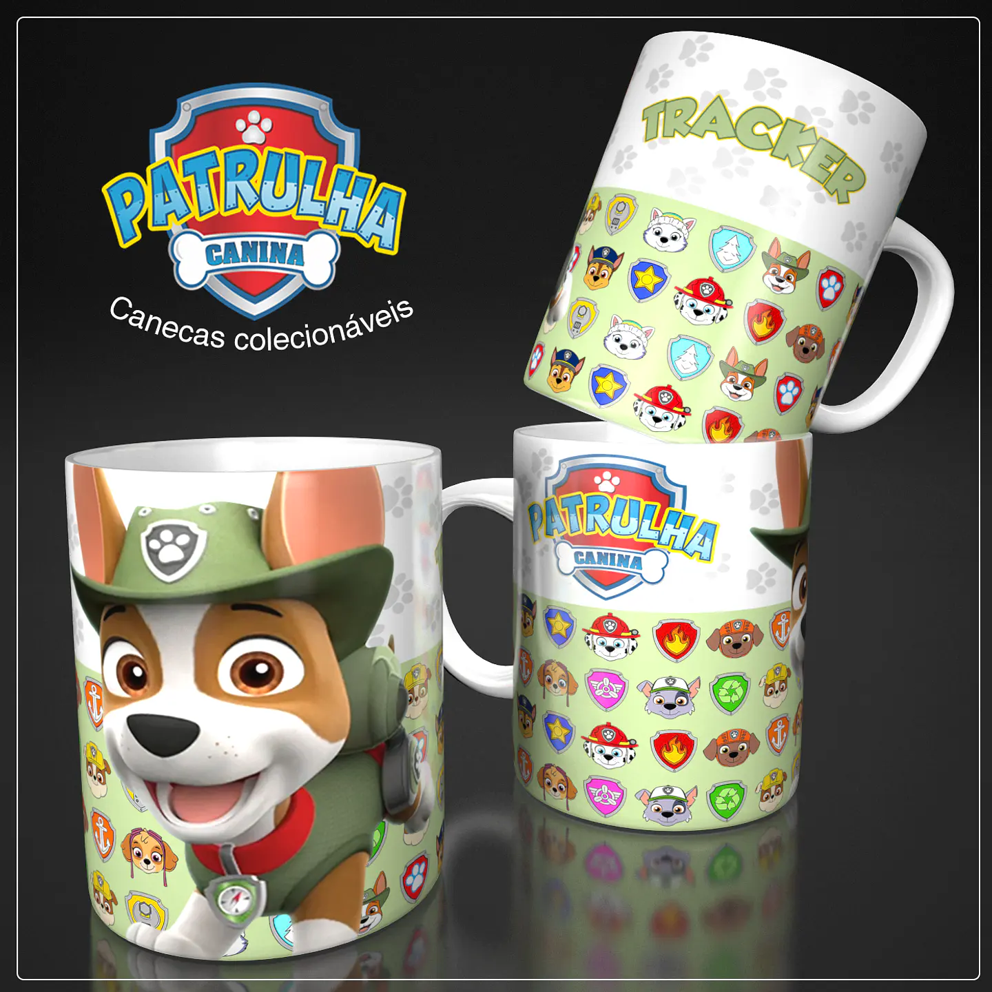 Coleção Patrulha Canina - Sublimação 8