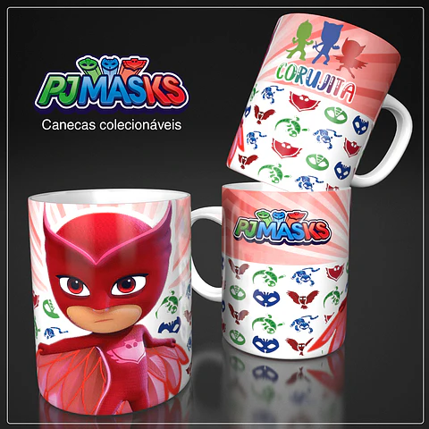 Coleção Pj Masks - Sublimação