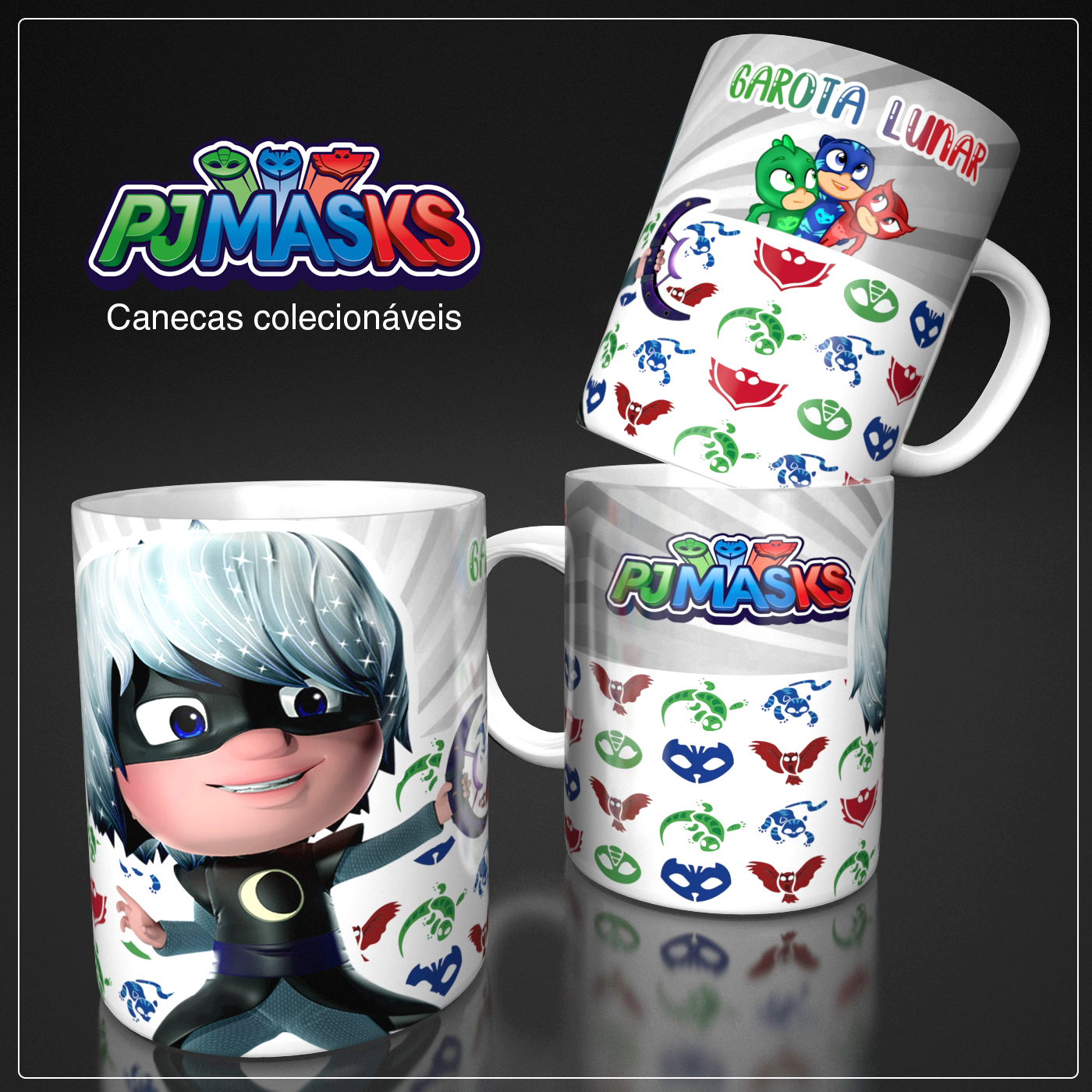 Coleção Pj Masks - Sublimação 3