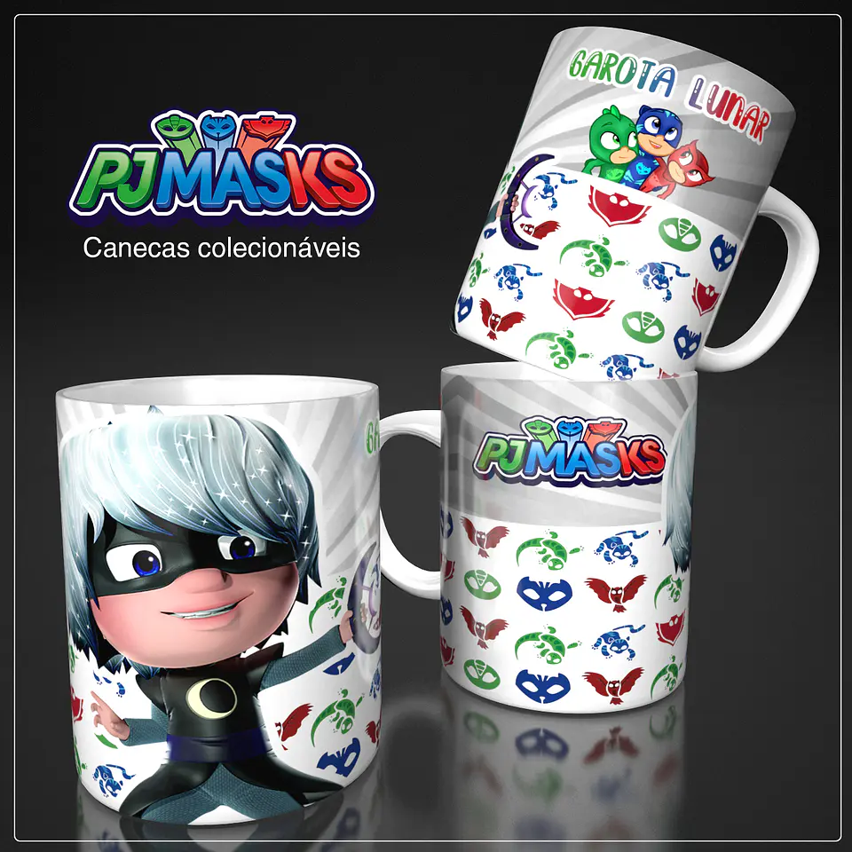 Coleção Pj Masks - Sublimação 3
