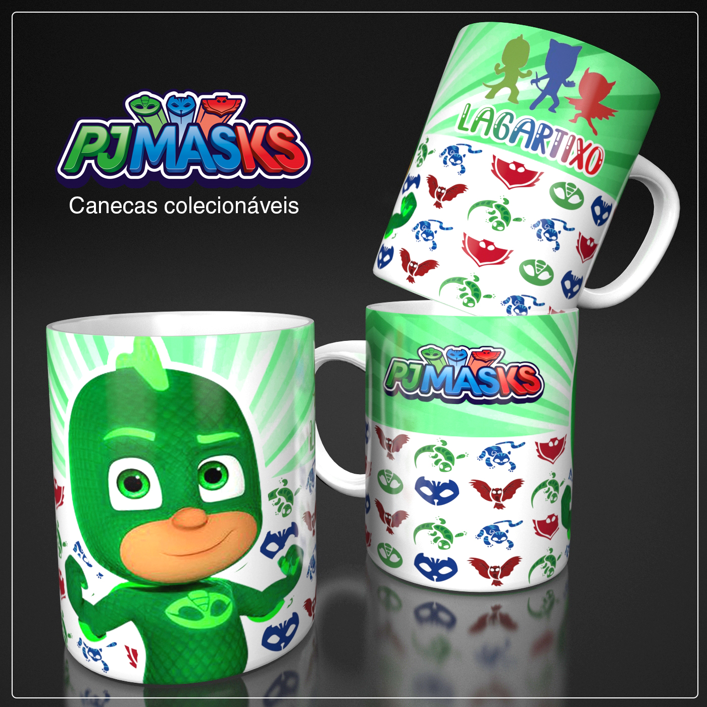 Coleção Pj Masks - Sublimação 4