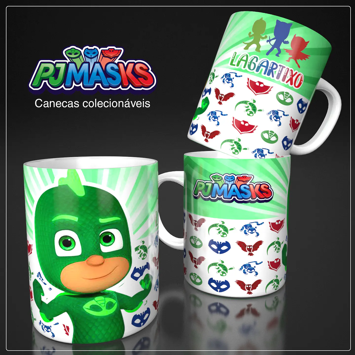 Coleção Pj Masks - Sublimação 4