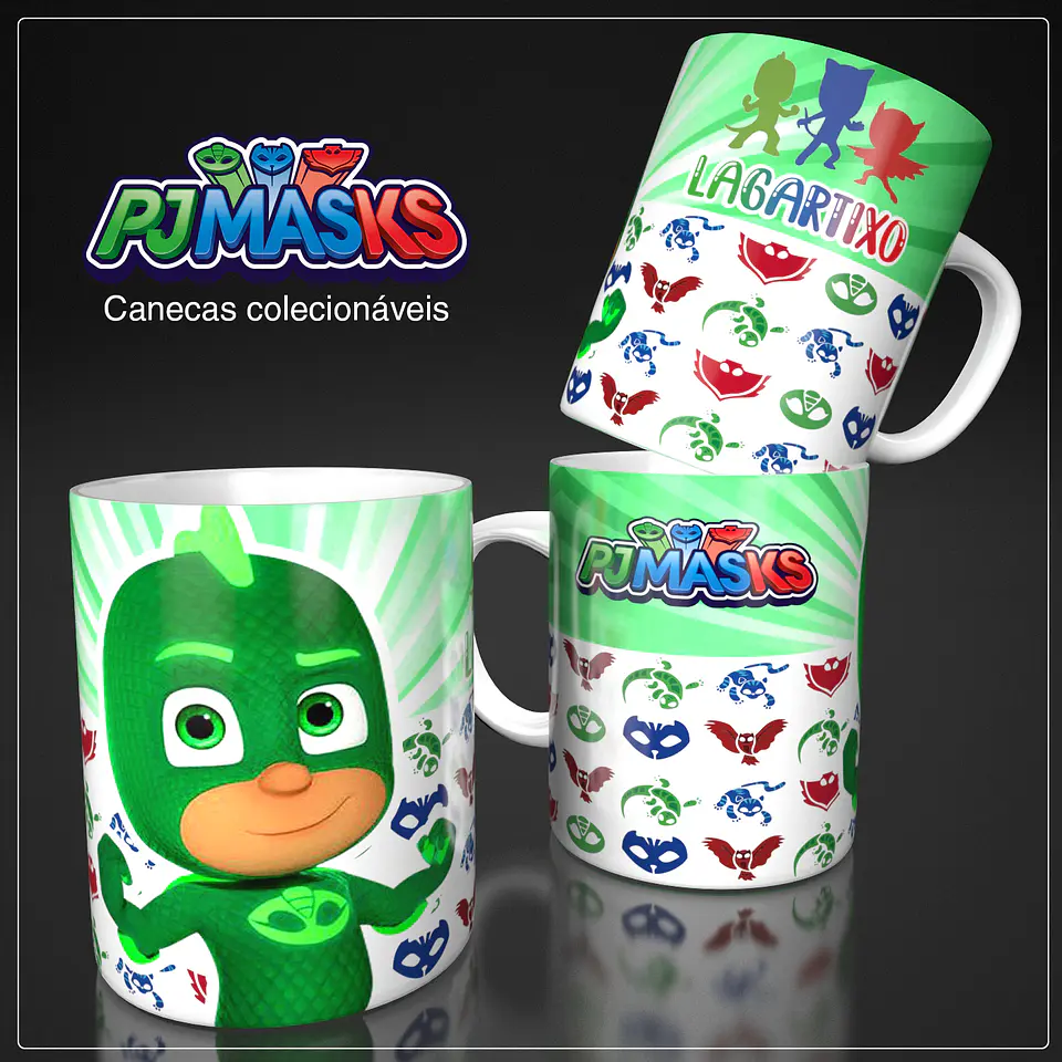 Coleção Pj Masks - Sublimação 4