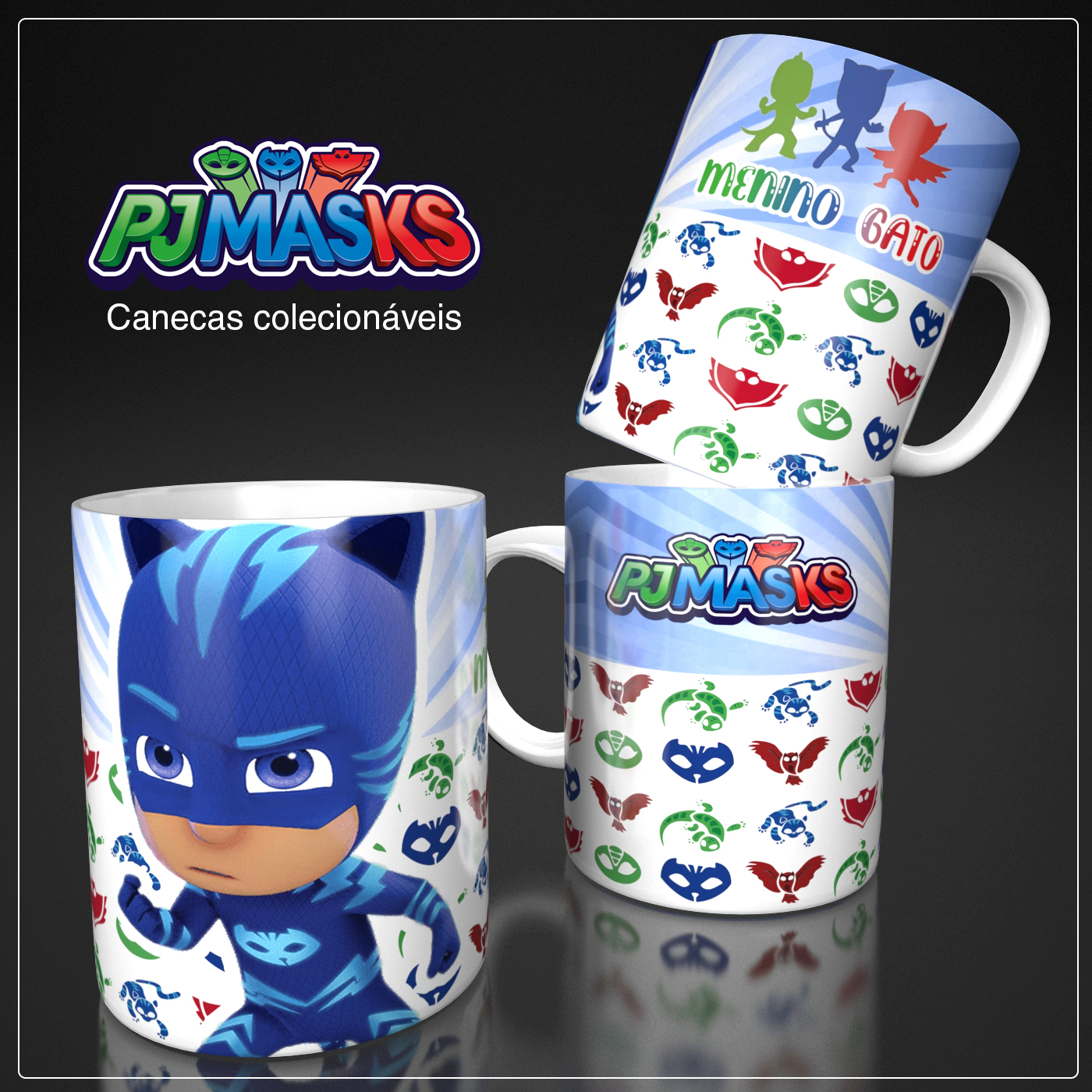 Coleção Pj Masks - Sublimação 5
