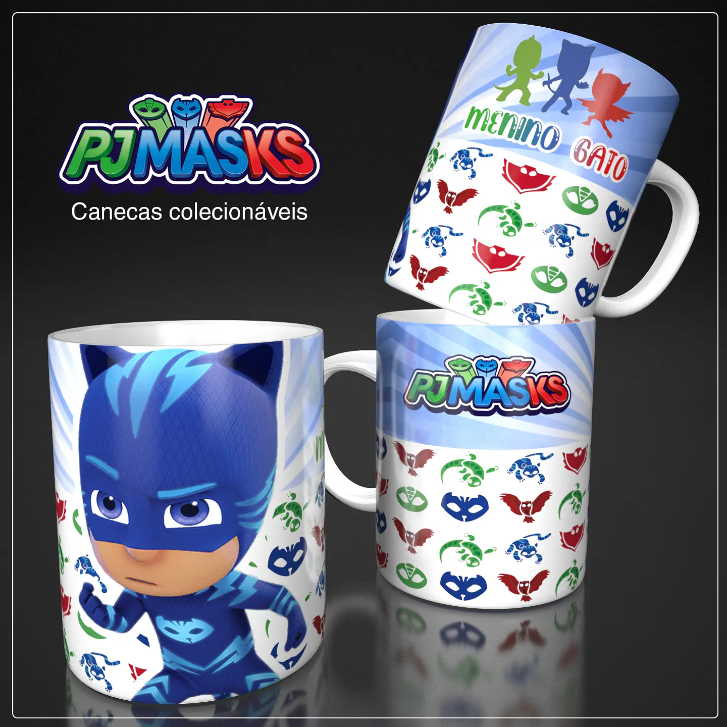 Coleção Pj Masks - Sublimação 5