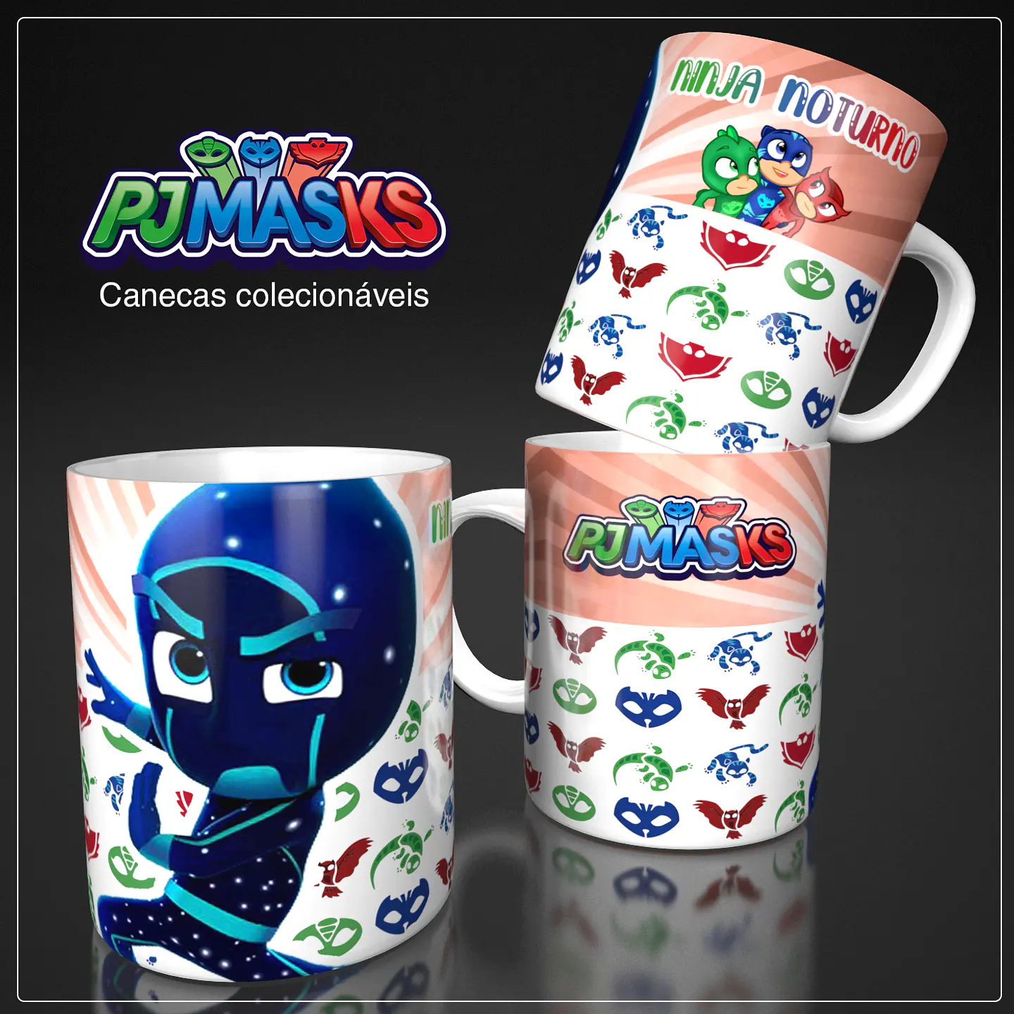 Coleção Pj Masks - Sublimação 7