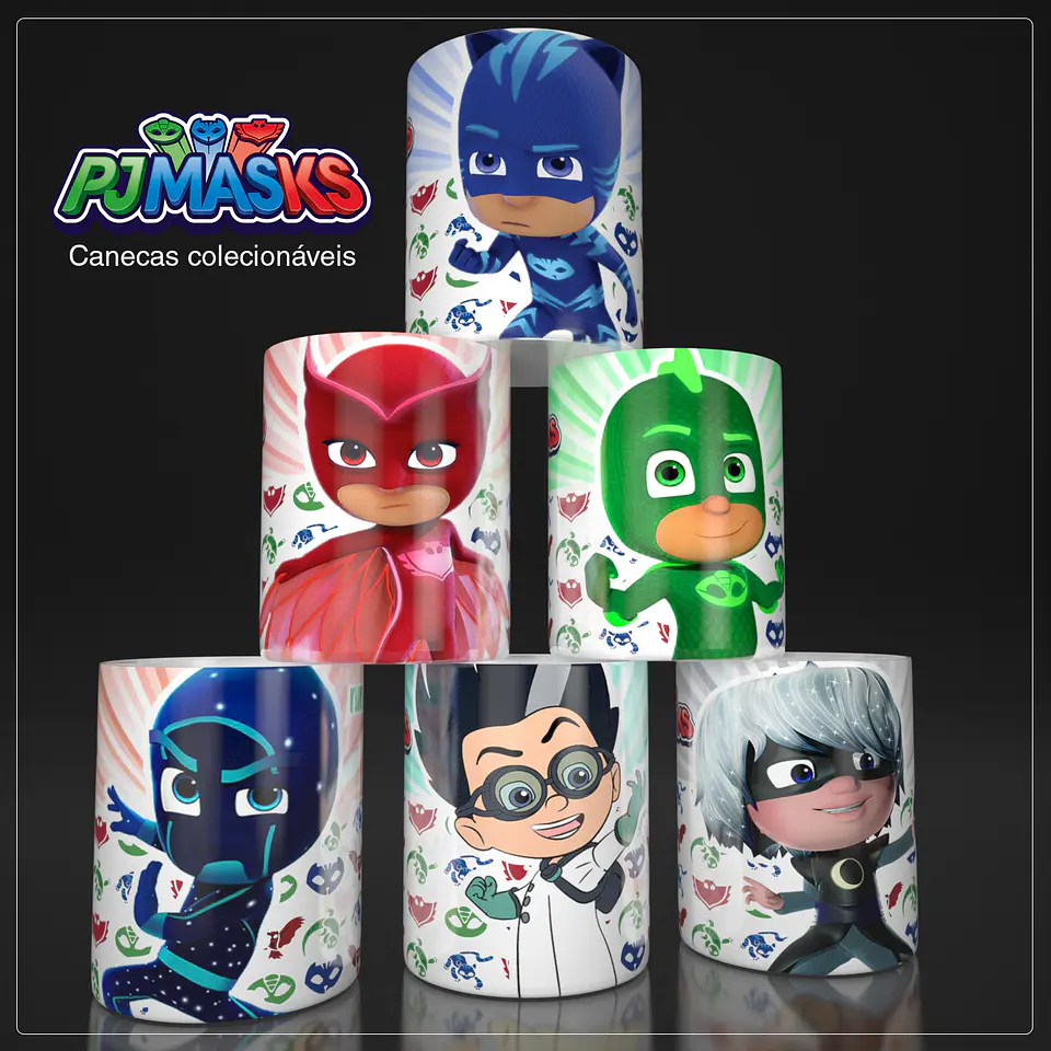 Coleção Pj Masks - Sublimação 1