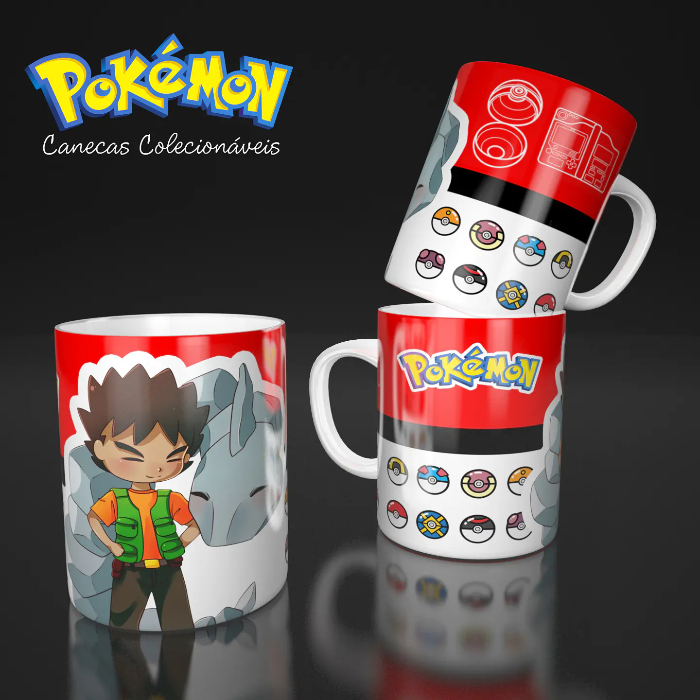 Coleção Pokémon - Sublimação 4