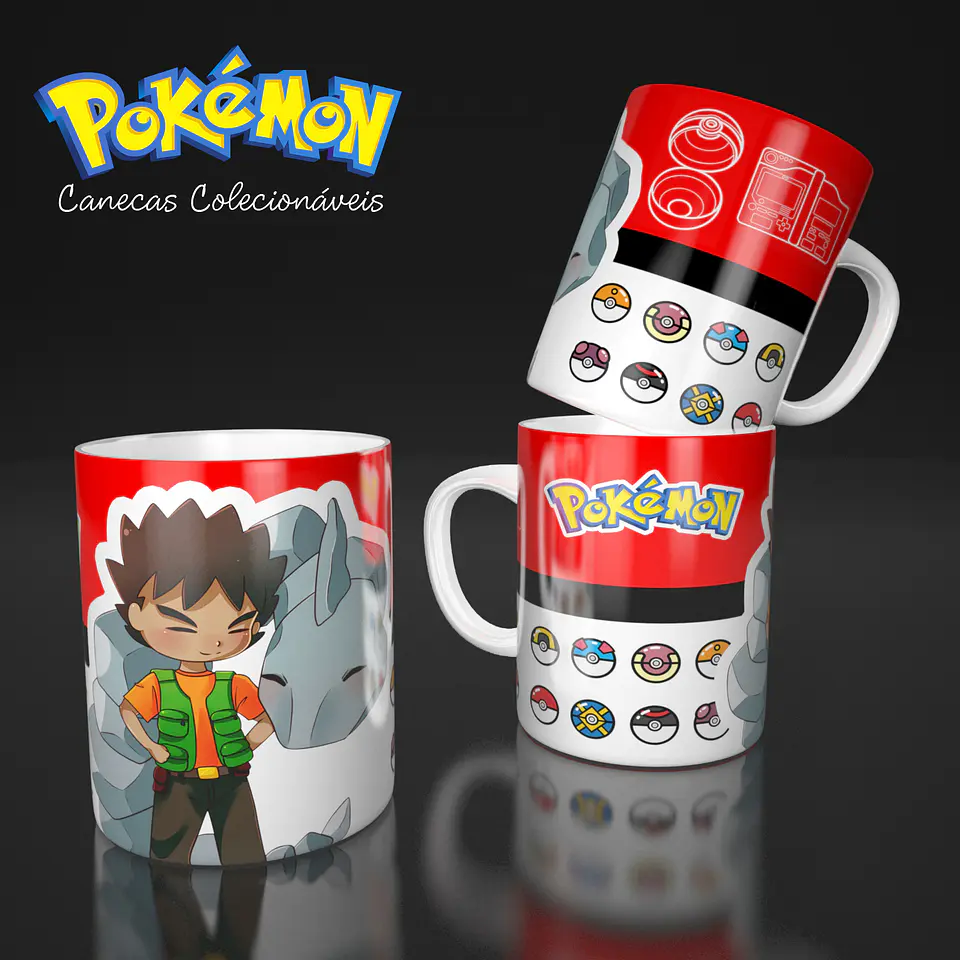 Coleção Pokémon - Sublimação 4