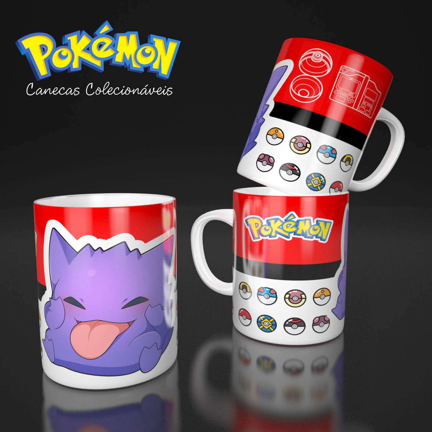 Coleção Pokémon - Sublimação 7